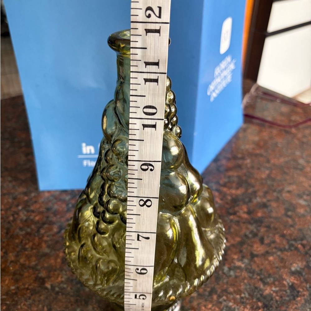 Vintage glass decanter made in Italy